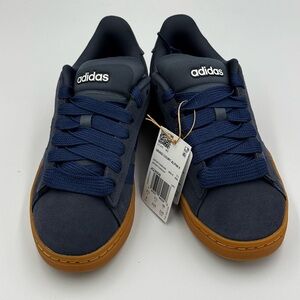 Unisex Adidas Grand Court Alpha Youth Sneakers Navy Gum Size 4